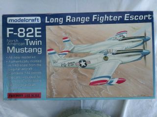 Modelcraft 48 - 021 F - 82e Twin Mustang,  Fighter Escort - 1/48 Scale Kit
