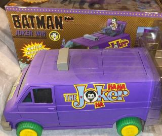 Toybiz Batman 1990 Joker Van W Water Squirting Action Mib