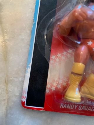 RARE WWF HASBRO MACHO MAN RANDY SAVAGE Series1 WWE Wrestling Figure Vintage 5