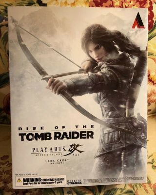 Square Enix Play Arts Kai Rise Of The Tomb Raider " Lara Croft " Action Figure