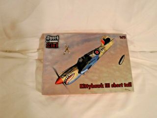 1/72 Sword British Raf 2 In 1 Kit Kittyhawk Iii Short Tail 72064 2 Kits 1 Box