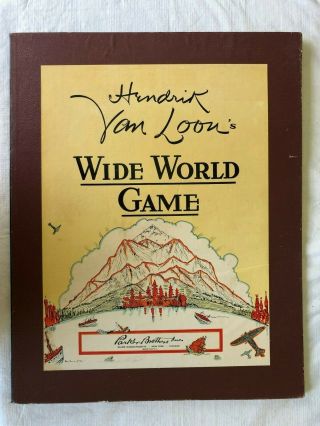 HENDRIK VAN LOON’S WIDE WORLD GAME PARKER BROTHERS,  VAN LOON ' S GEOGRAPHY BOOK 2