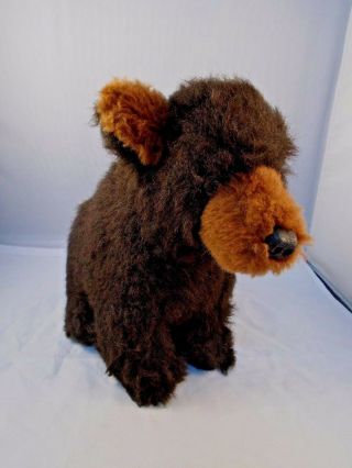 Dakin Pillow Pets Brown Bear Plush 8 " Tall Nutshells 1980 Stuffed Animal