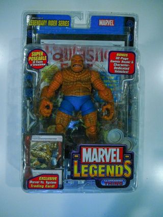 Thing 2005 Toy Biz Marvel Legends Legendary Rider Series 6 " Action Figure Nib