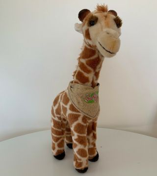 2000 Geoffrey The Giraffe Toys R Us Talking Large Plush Stuffed Animal Toy 18”