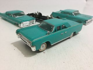Vintage 1964 Ideal Motorific Slot Car Continental Kennedy Parts Restore 1:43 Hk