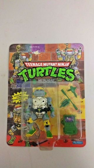 Wy0118 1989 Teenage Mutant Ninja Turtles Metalhead Asst.  No.  5000 Stock.  No.  50