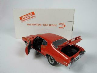Franklin No Danbury 1/24 1969 Pontiac Gto Judge Coupe