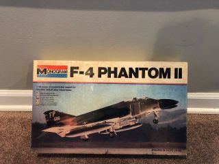 Monogram 1:48 F - 4 Phantom Ii Plastic Aircraft Model Kit 5800u1