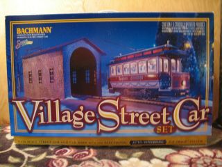 Bachmann Spectrum 25009 On30 Narrow Gauge Village Street Car Set