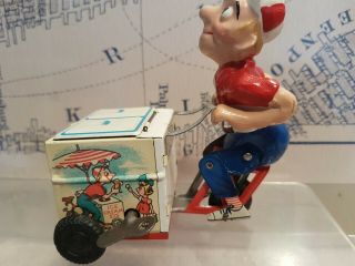 1950 ' S US ZONE GERMANY Rühl Ruhl Rueuhl Tn Ice cream EIS vendor - Wind up - OrgBox 3