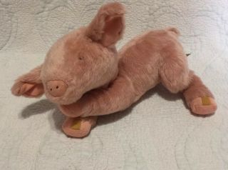 Bunnies By The Bay Piggy Pig Floppy Plush Stuffed Animal 13”