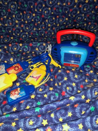 Disney Tunes Kidclips " Music Player W/ 5 Song Clips