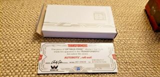 Transformers SDCC 2016 Optimus Prime Exclusive Tire Piece Limited to 5000 2