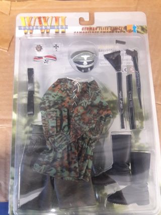 Dragon Wwii Uniform Set No 71106 German Elite Officer Camouflage Smock Set 2001