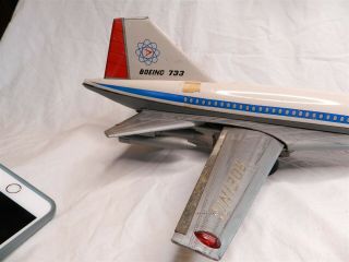 1960s Boeing 733 Supersonic Yonezawa Japan Battery Operated Airplane 3
