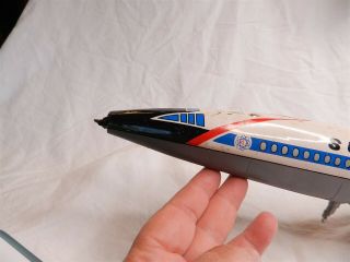 1960s Boeing 733 Supersonic Yonezawa Japan Battery Operated Airplane 6