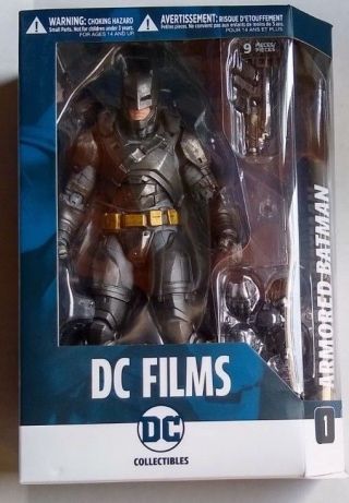 Dc Films Premium Armored Batman Action Figure Dc Collectibles