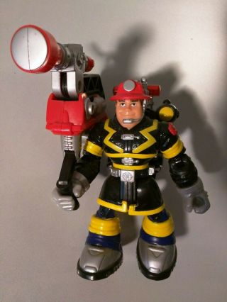 Fisher Price 6 " Rescue Heroes Action Figure,  Sam Sparks Firefighter Loose