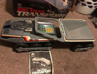 Electronic Big Trak Transport With Accessory Dump Unit Toy With Box 2