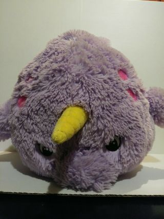 Squishable Narwhal Purple Pink Unicorn Whale Plush Pillow 18”,  So Soft & Cute 2