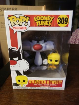 Funko Pop Animation: Looney Tunes - 309 Sylvester & Tweety Vinyl Figure