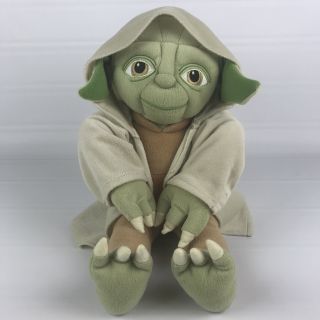 Star Wars Yoda Plush Cuddle Pillow Buddy 14” Large Stuffed Franco Lucas Toy