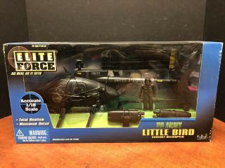 Bbi Elite Force 1/18 Us Army Little Bird Assault Helicopter Dela0446