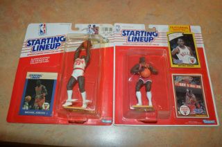1988 Rookie & 1990 Michael Jordan Starting Lineup Figures