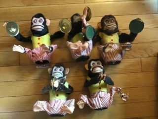 Vintage Ck Jolly Chimp Cymbal Clapping Monkey - Battery Operated - Japan&korea (5)