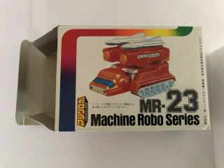 Machine Robo/popy/bandai Gobot Blaster Mr - 23 W/ Box,  Rockets & Stickers