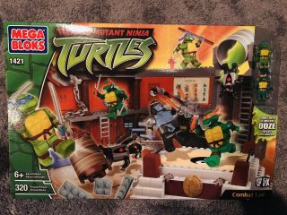 Mega Bloks Teenage Mutant Ninja Turtles 1421 Combat Lair Mib