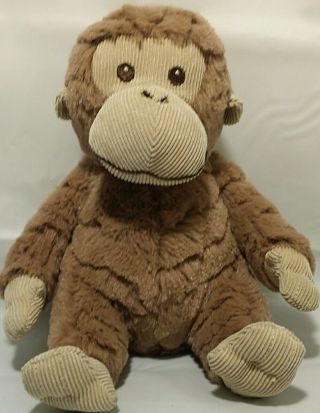 First Impressions Brown Monkey Plush Stuffed Animal Baby Toy 8 " Macy 