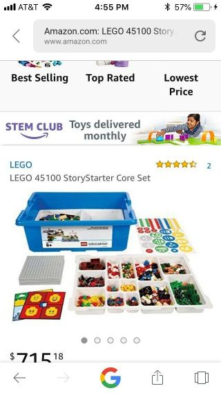 Lego 45100 Education Storystarter Core Set,