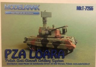 Modelkrak Mkt - 7255 Pza Loara Polish Anti - Aircraft Artillery System 1/72 Scale