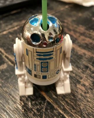 Vtg Star Wars Potf R2 - D2 Pop Up Lightsaber - - Last 17 - No Saber - Ex,