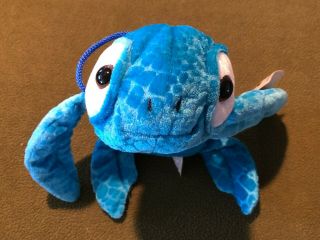 Big Eyed Blue Sea Turtle Plush Stuffed Animal 10 Inch Ideal Toys Direct