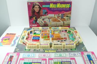 Mall Madness Milton Bradley 1989 Electronic Board Game Mostly Complete Read
