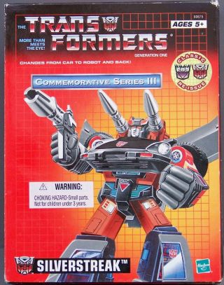 Transformers Autobot Silverstreak Commemorative Series Iii 2002 Hasbro Mib