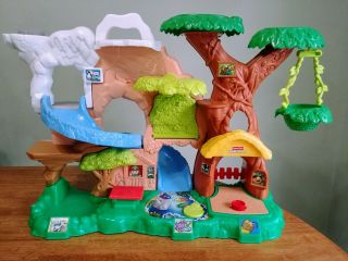 Fisher Price Little People Zoo Talkers Animal Sounds Jungle Playset