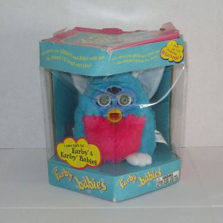Furby Babies Baby Electronic Interactive Toy Pet Nrfb 1999 Blue