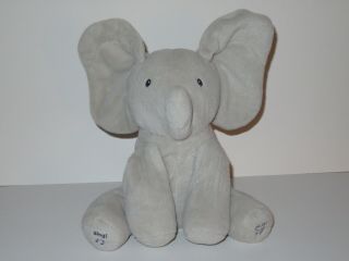 Baby Gund Flappy The Elephant Plush Musical Interactive Plays Peek A Boo Sings