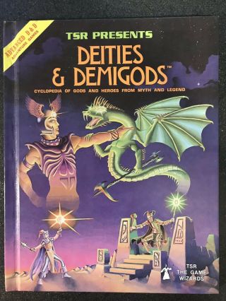 Advanced D&d Deities And Demigods 128 Pg 1980 Tsr