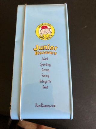 Junior ' s Adventures Tin/Lunch Box/Dave Ramsey.  com 3