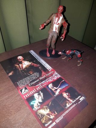 Resident Evil Biohazard - Neca Series 2 - Crimson Head Zombie & Cerberus - Rare