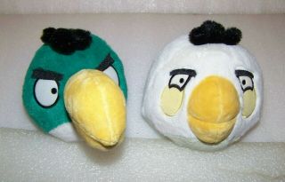 3 - Two Angry Birds Plush Originals 5 " With Sound