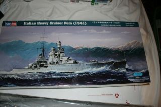 Hobbyboss 1/350 Italian Heavy Cruiser Pola 1941 No Instructions