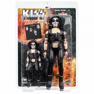 Kiss Action Figure 8 & 12 Inch Packs The Catman 74 Album Edition