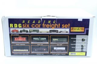 Fantastic Mth Rail King O Gauge 30 - 7017 Reading 6 Car Freight Set Nib
