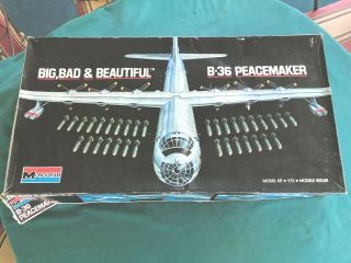 Big Bad & Monogram B - 36 Peacemaker 1:72 Model Airplane Kit Bomber 5707